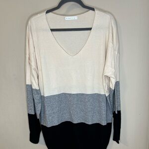 Color block sweater